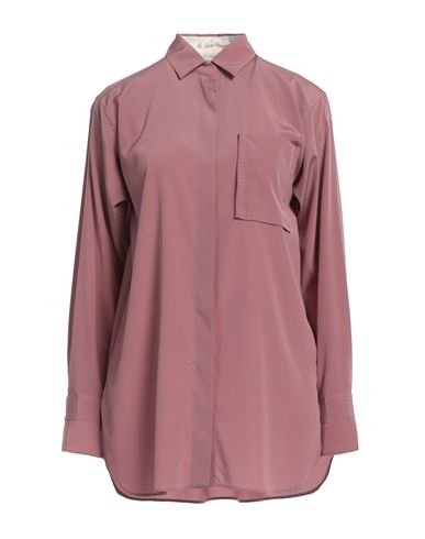 Shop Le Sarte Pettegole Woman Shirt Pastel Pink Size 8 Silk, Elastane