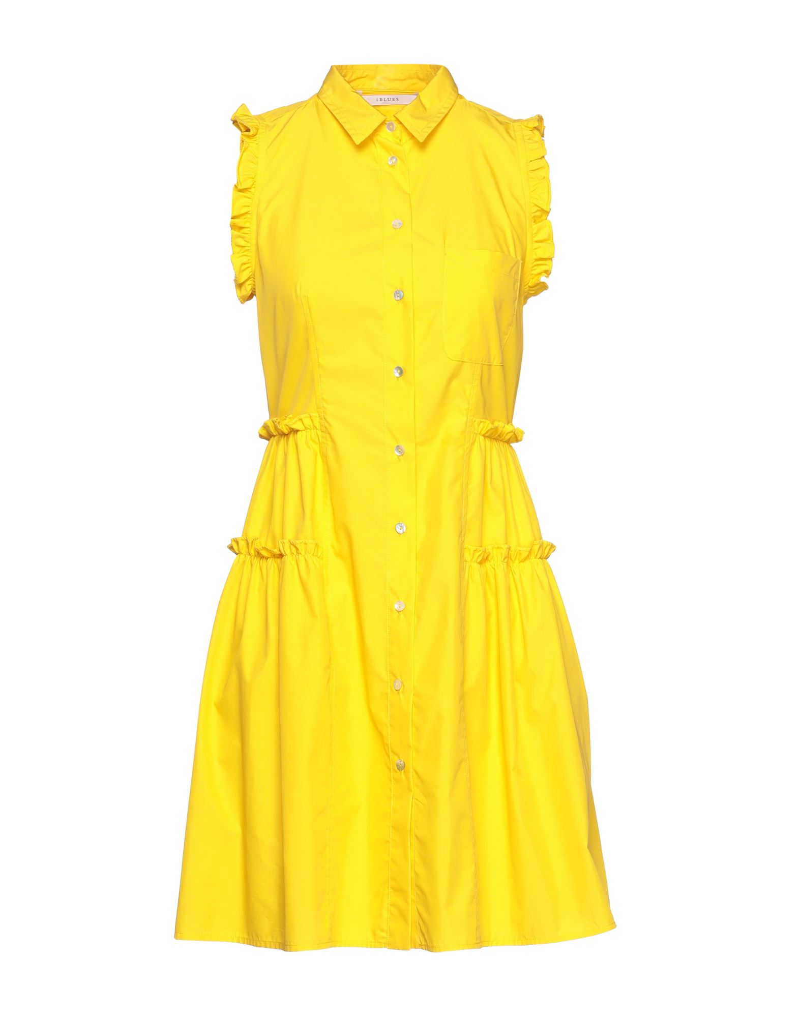 I Blues Short Dresses In Yellow