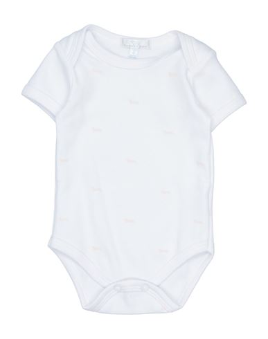 Harmont & Blaine Newborn Girl Baby Bodysuit White Size 3 Cotton