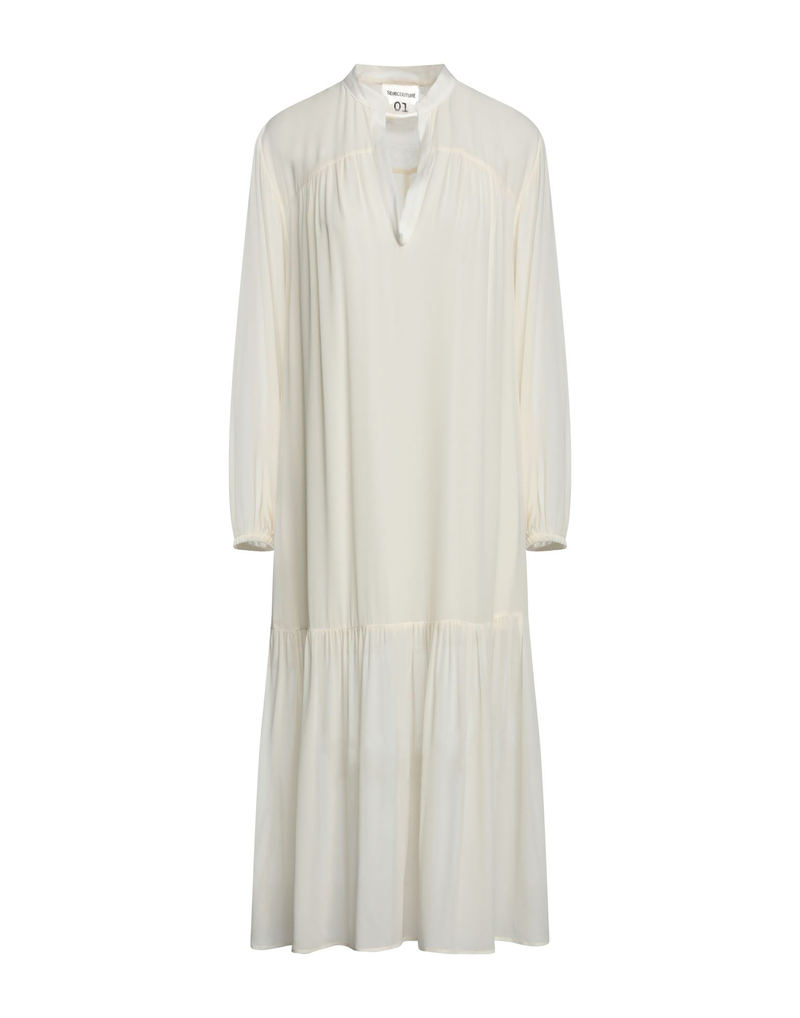 Semicouture Midi Dresses In White