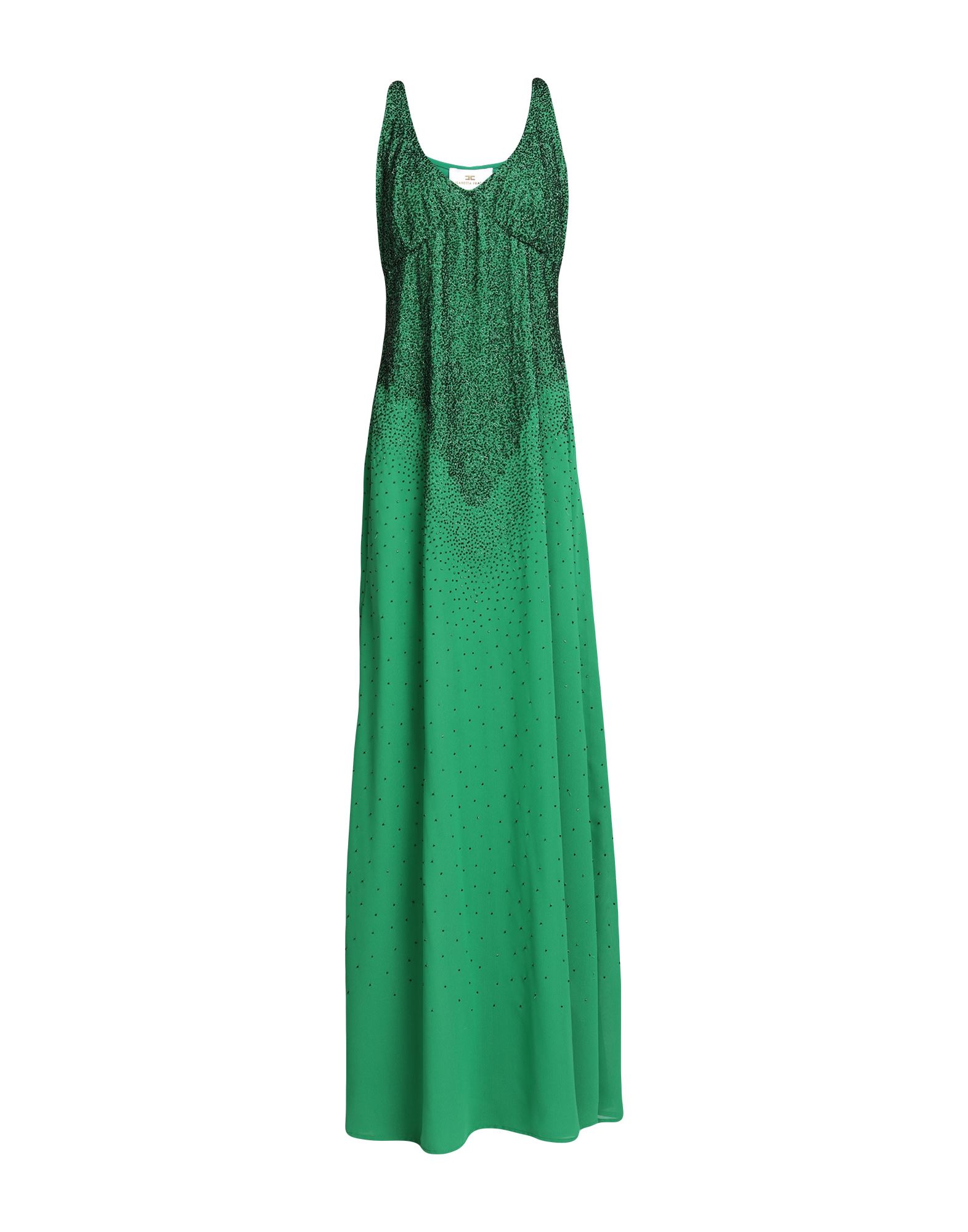 Elisabetta Franchi Long Dresses In Green