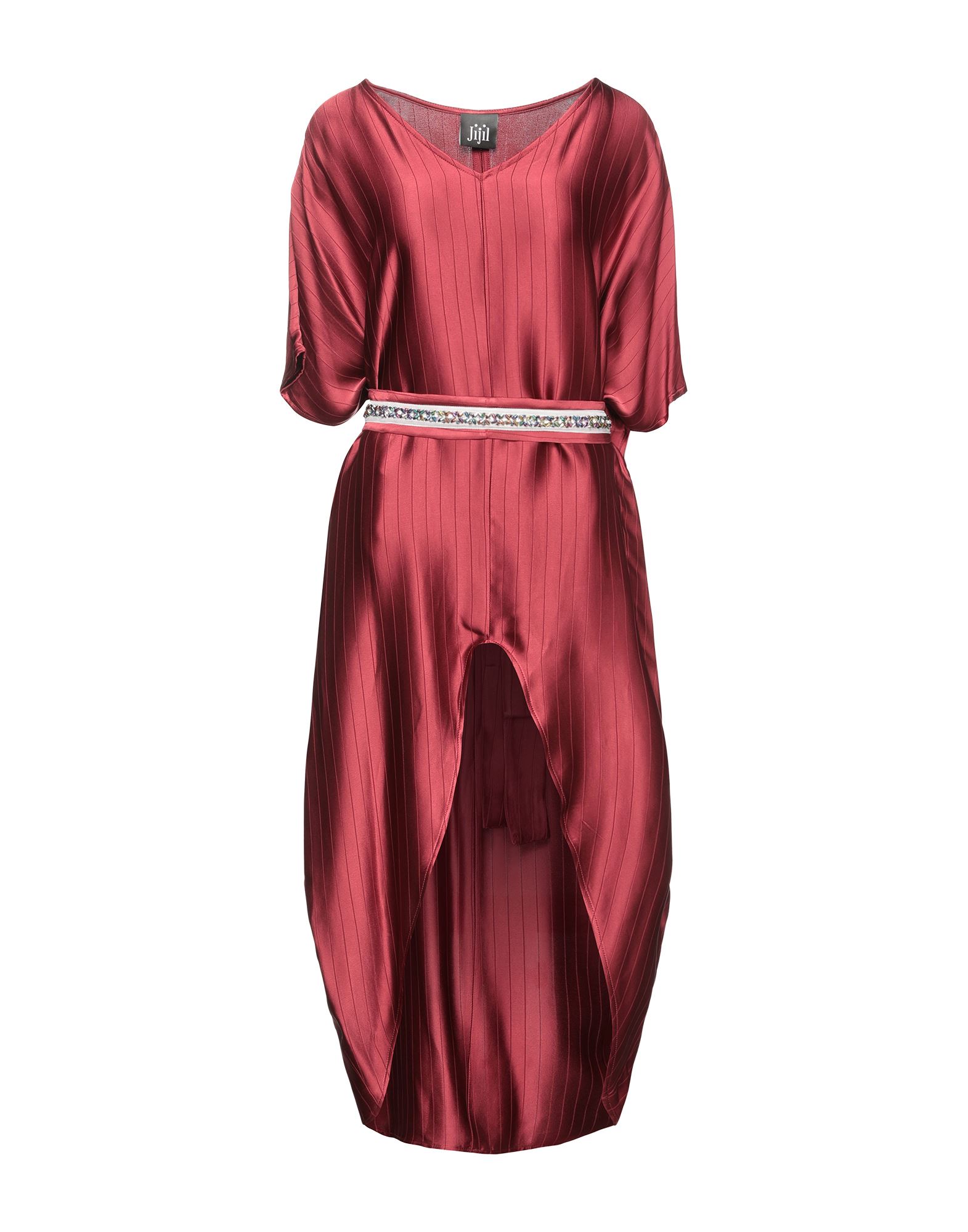 Jijil Midi Dresses In Red
