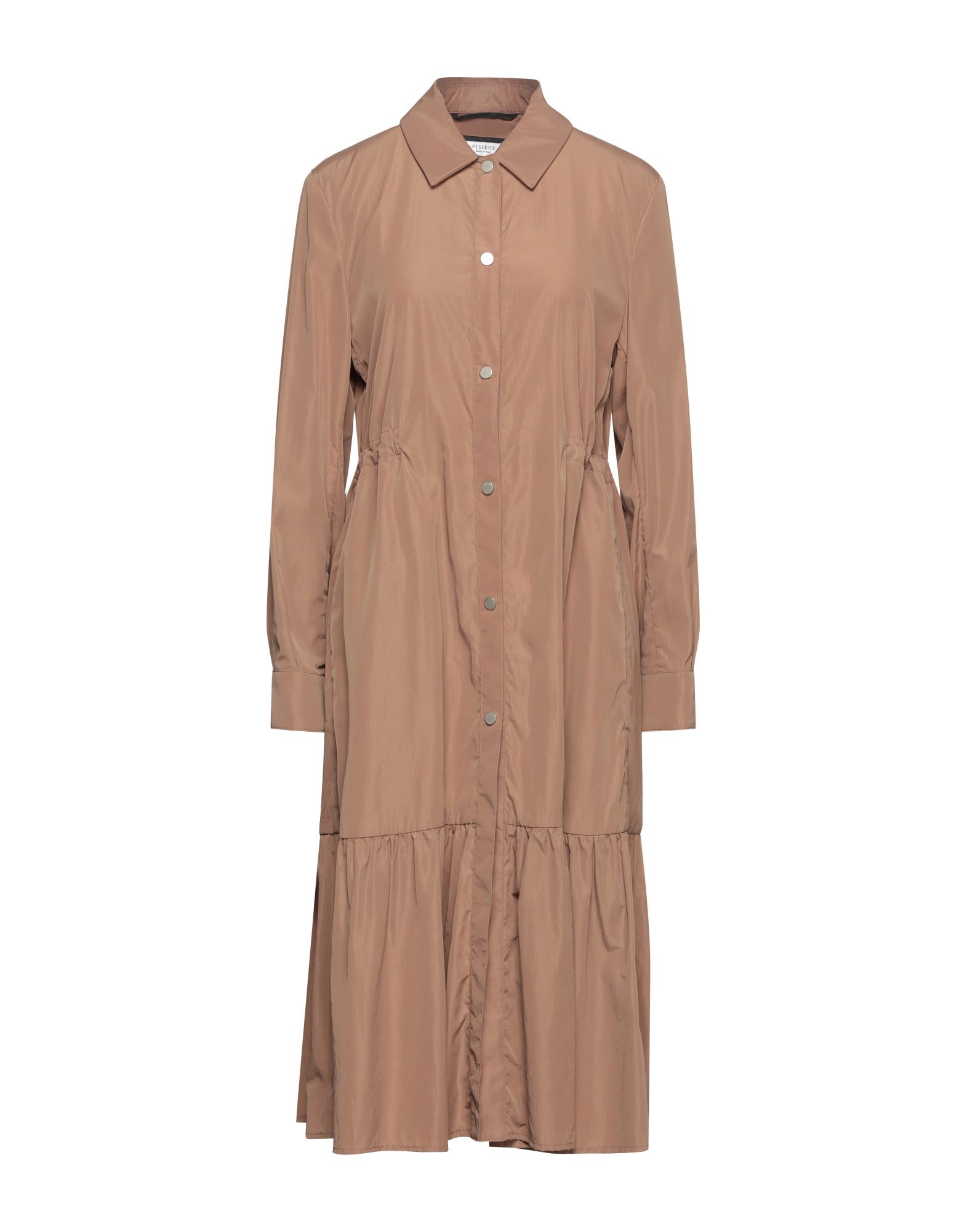 Peserico Midi Dresses In Brown