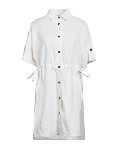 Peserico Woman Shirt Off White Size 10 Linen