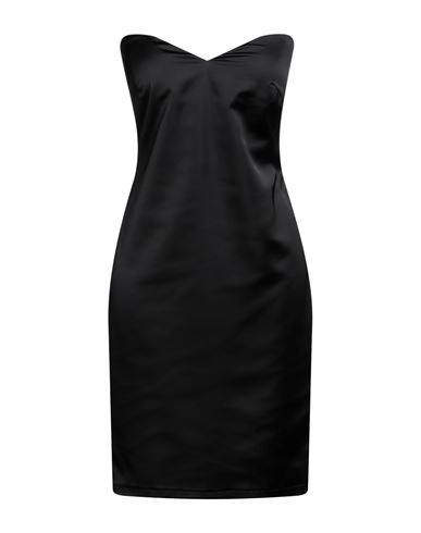 Simona-a Simona A Woman Short Dress Black Size L Polyester