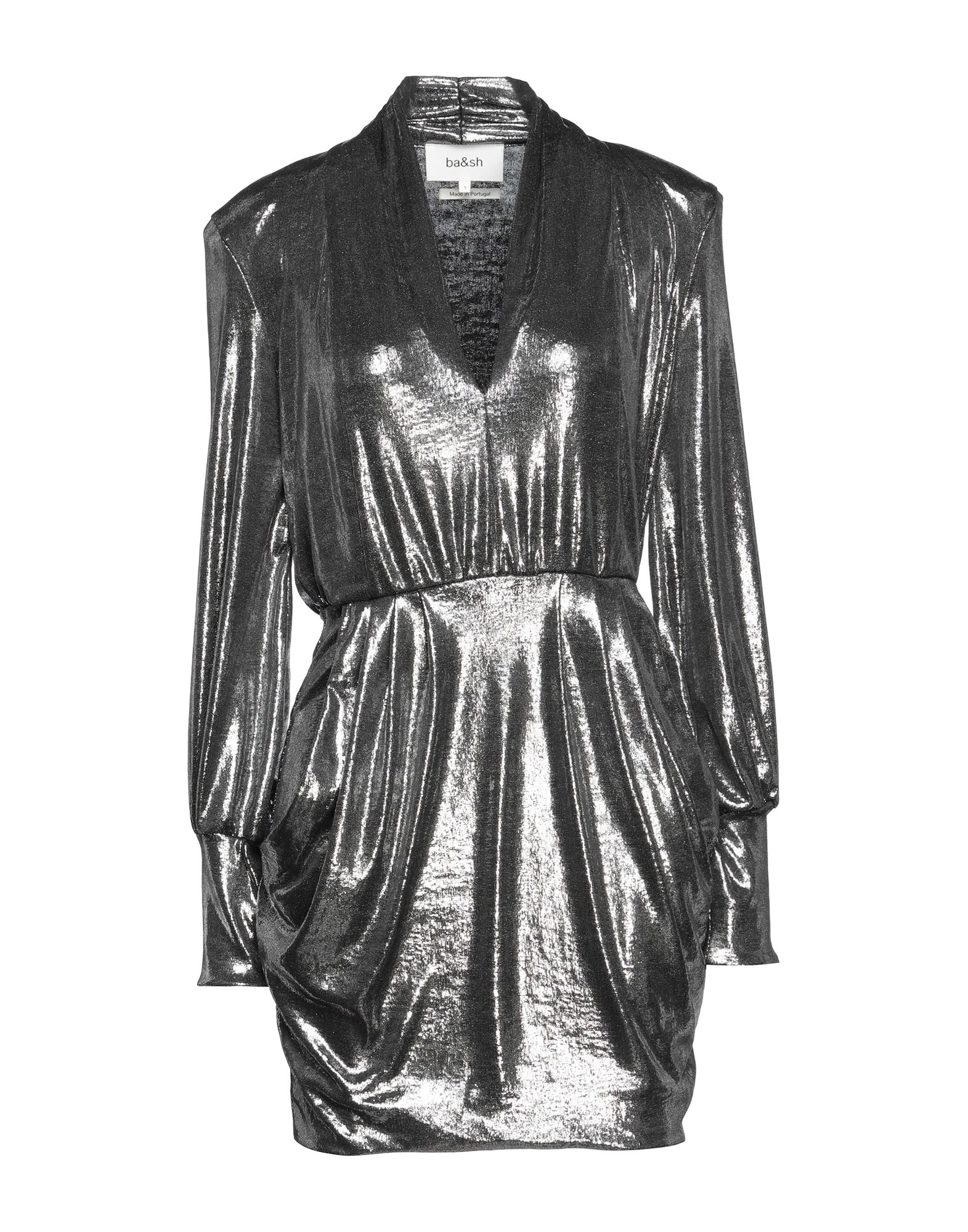 Ba&sh Short Dresses In Silver