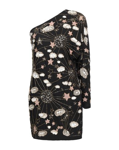 Elisabetta Franchi Woman Mini Dress Black Size 6 Polyester, Viscose In Black