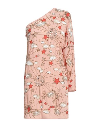 Elisabetta Franchi Woman Mini Dress Blush Size 4 Polyester, Viscose In Pink