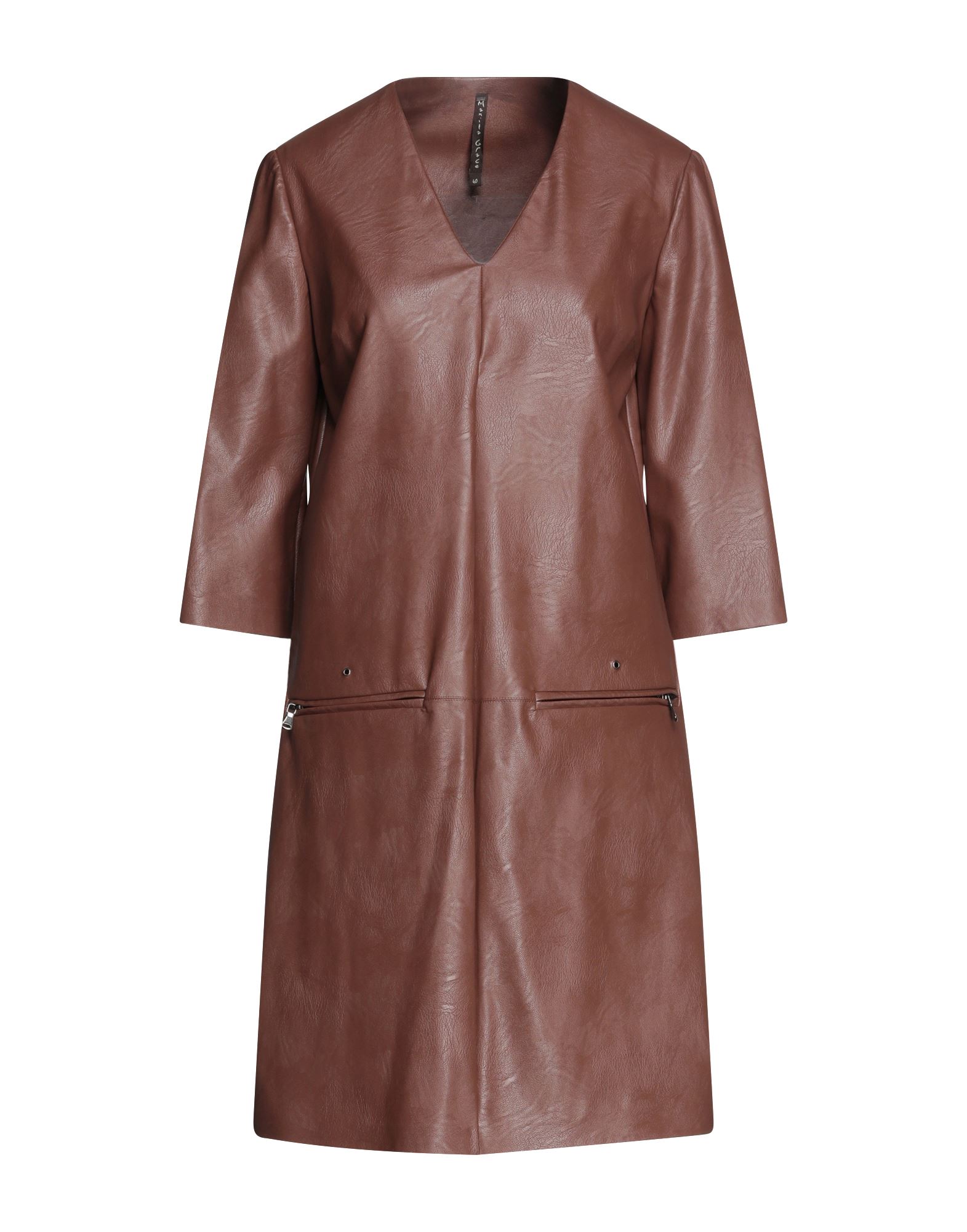 Manila Grace Short Dresses In Brown