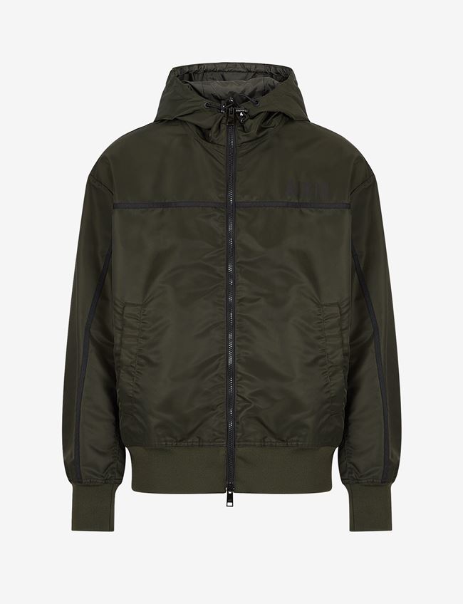 Armani Exchange Blouson Verde Poliammide