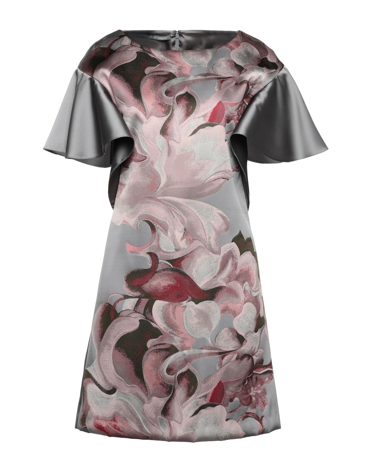 Alberta Ferretti Short Dresses In Grey