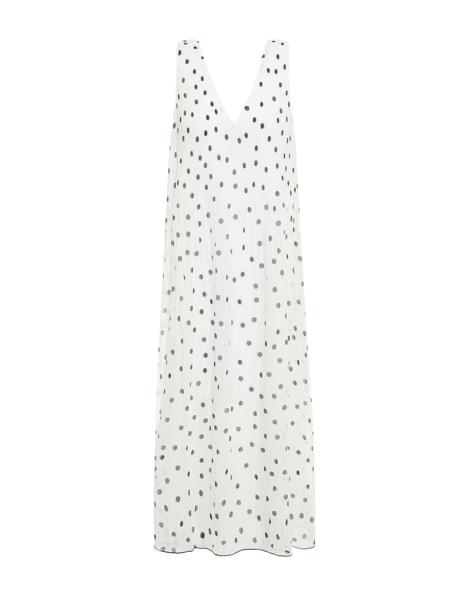 Ganni Midi Dresses In White | ModeSens