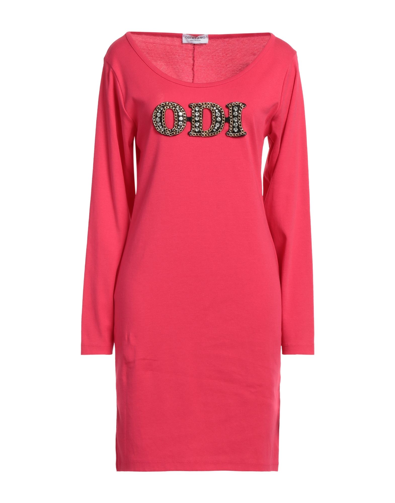 Odi Et Amo Short Dresses In Red