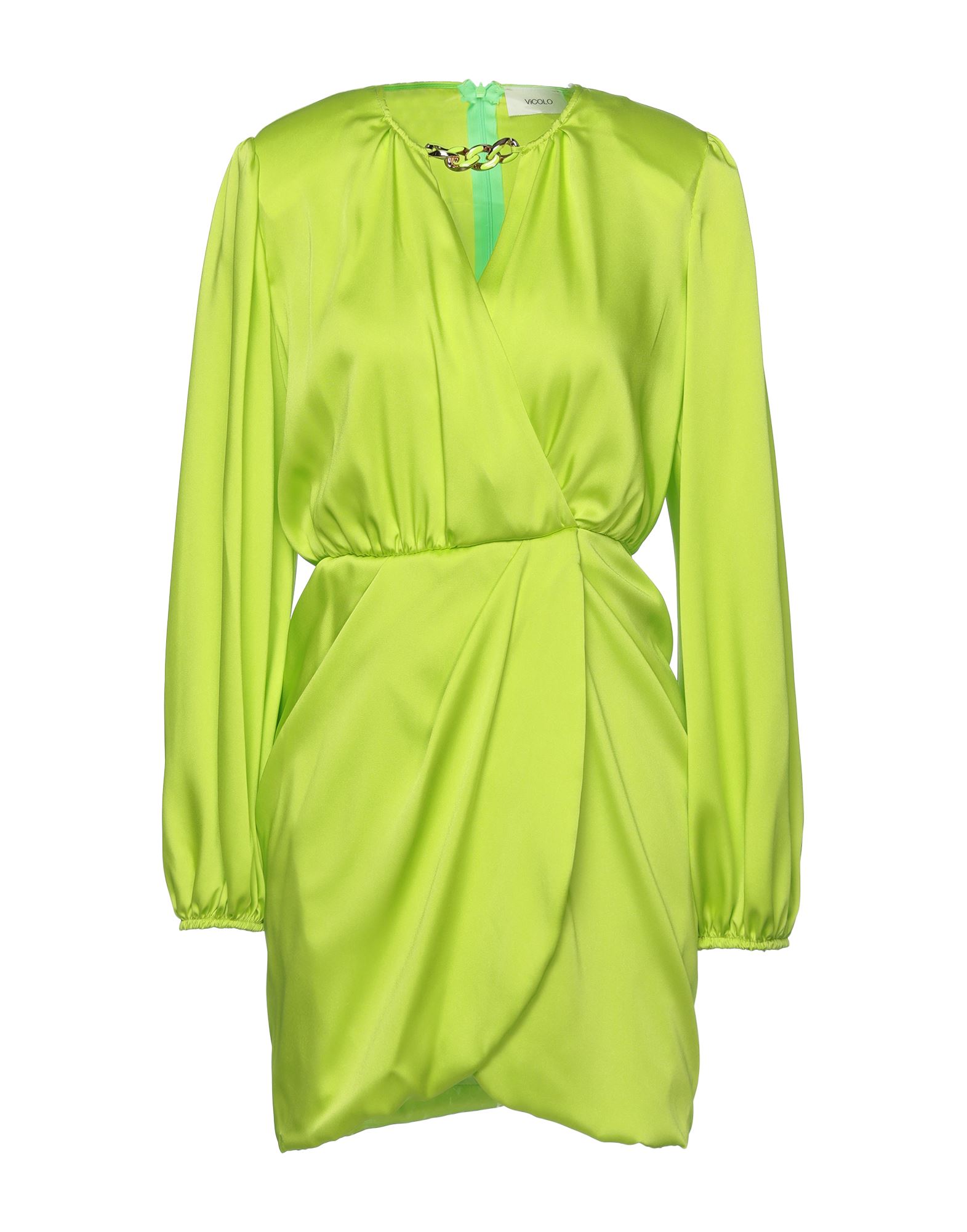 Vicolo Short Dresses In Green
