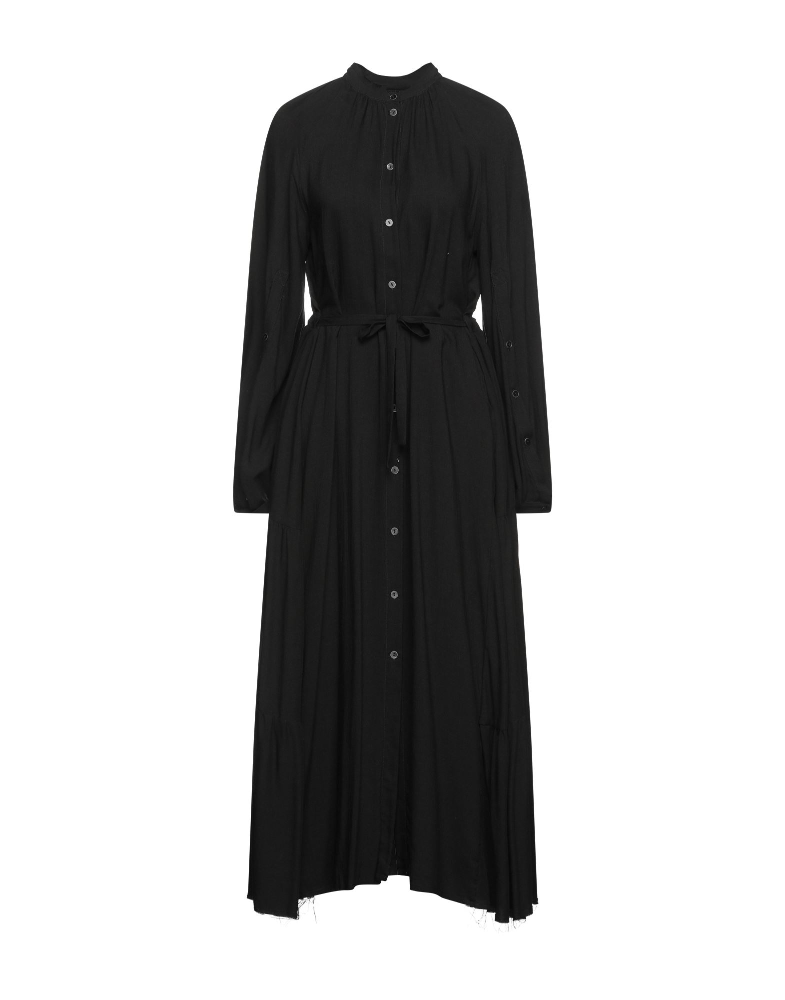 Masnada Midi Dresses In Black