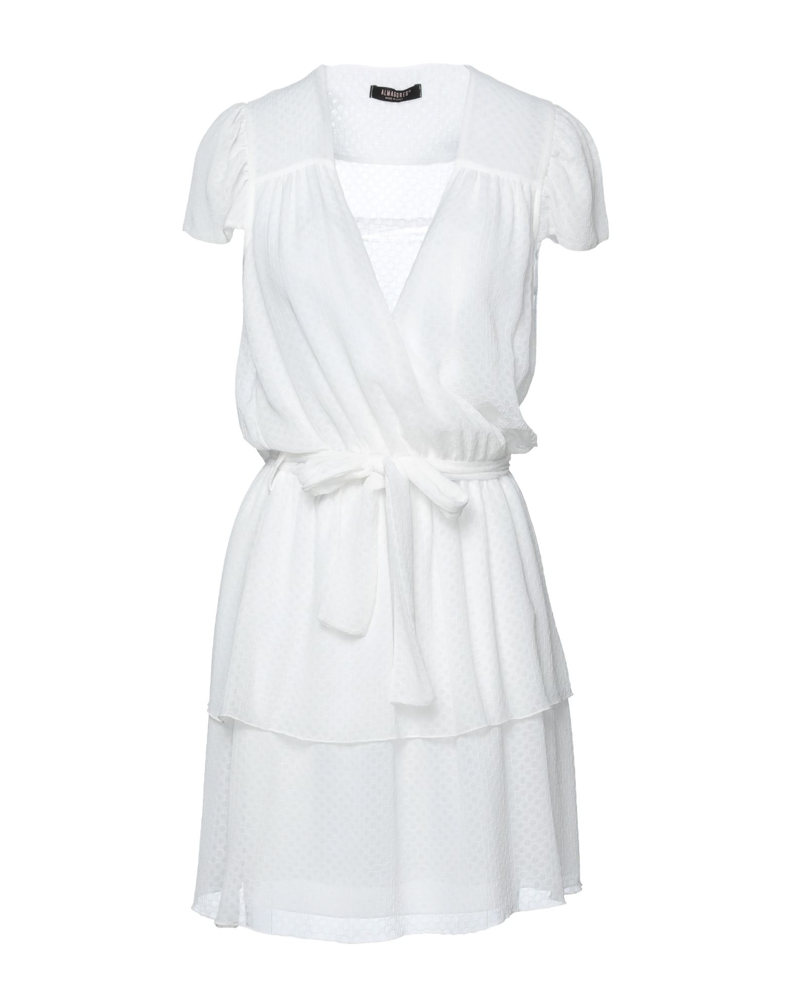Almagores Short Dresses In White