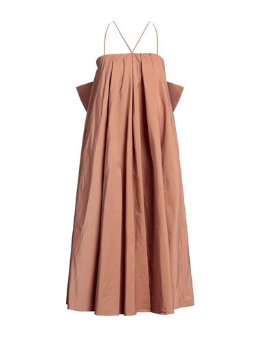 Aniye By Woman Midi Dress Light Brown Size 4 Polyester In Beige