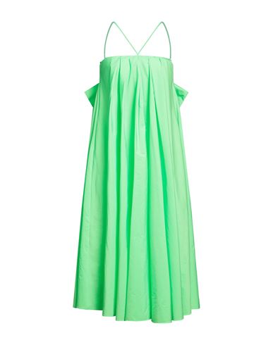 Aniye By Woman Midi Dress Acid Green Size 4 Polyester