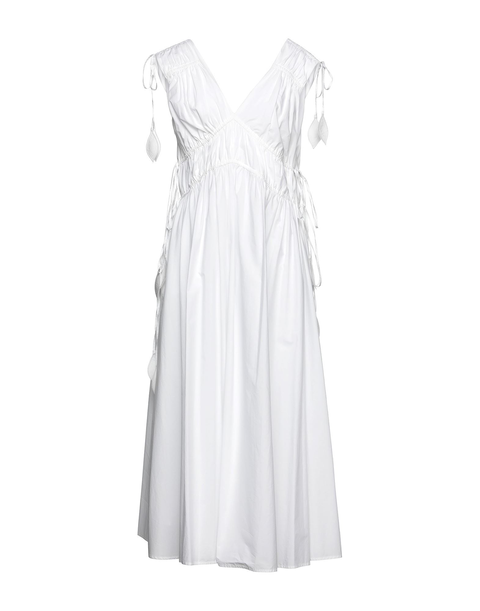 Tory Burch Long Dresses In White | ModeSens