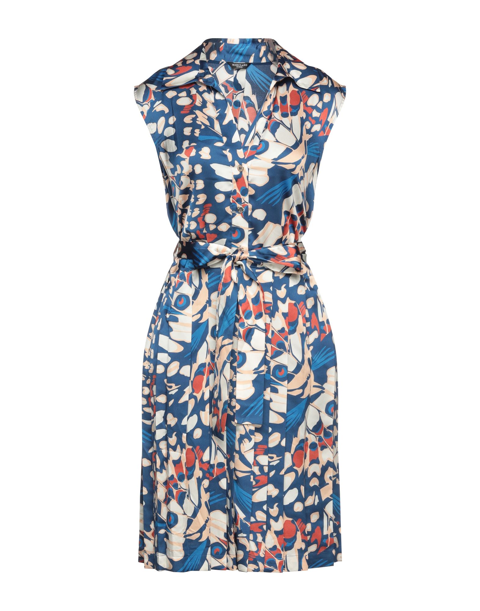 Shop Marciano Midi Dresses In Blue