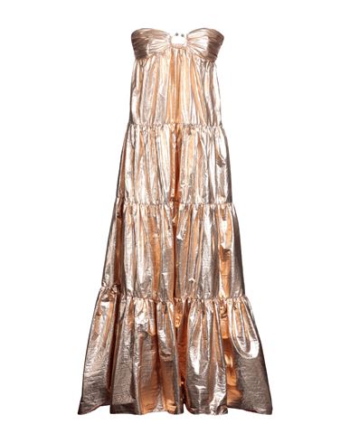 Shop Aniye By Woman Maxi Dress Rose Gold Size 10 Polyamide