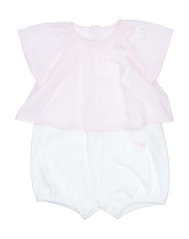 Il Gufo Newborn Girl Baby Jumpsuits & Overalls Light Pink Size 3 Cotton, Elastane