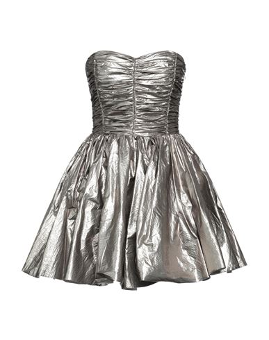 Aniye By Woman Short Dress Silver Size 8 Polyamide