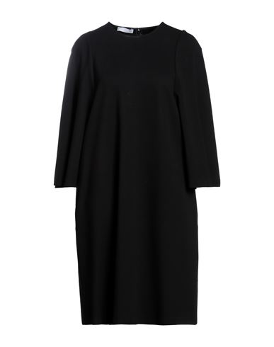 Douuod Woman Mini Dress Black Size 8 Viscose, Polyamide, Elastane