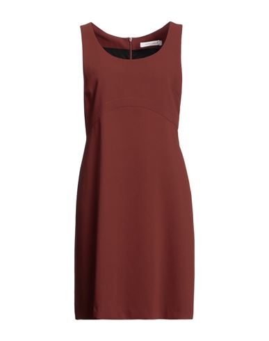 See By Chloé Woman Mini Dress Brown Size 10 Polyester