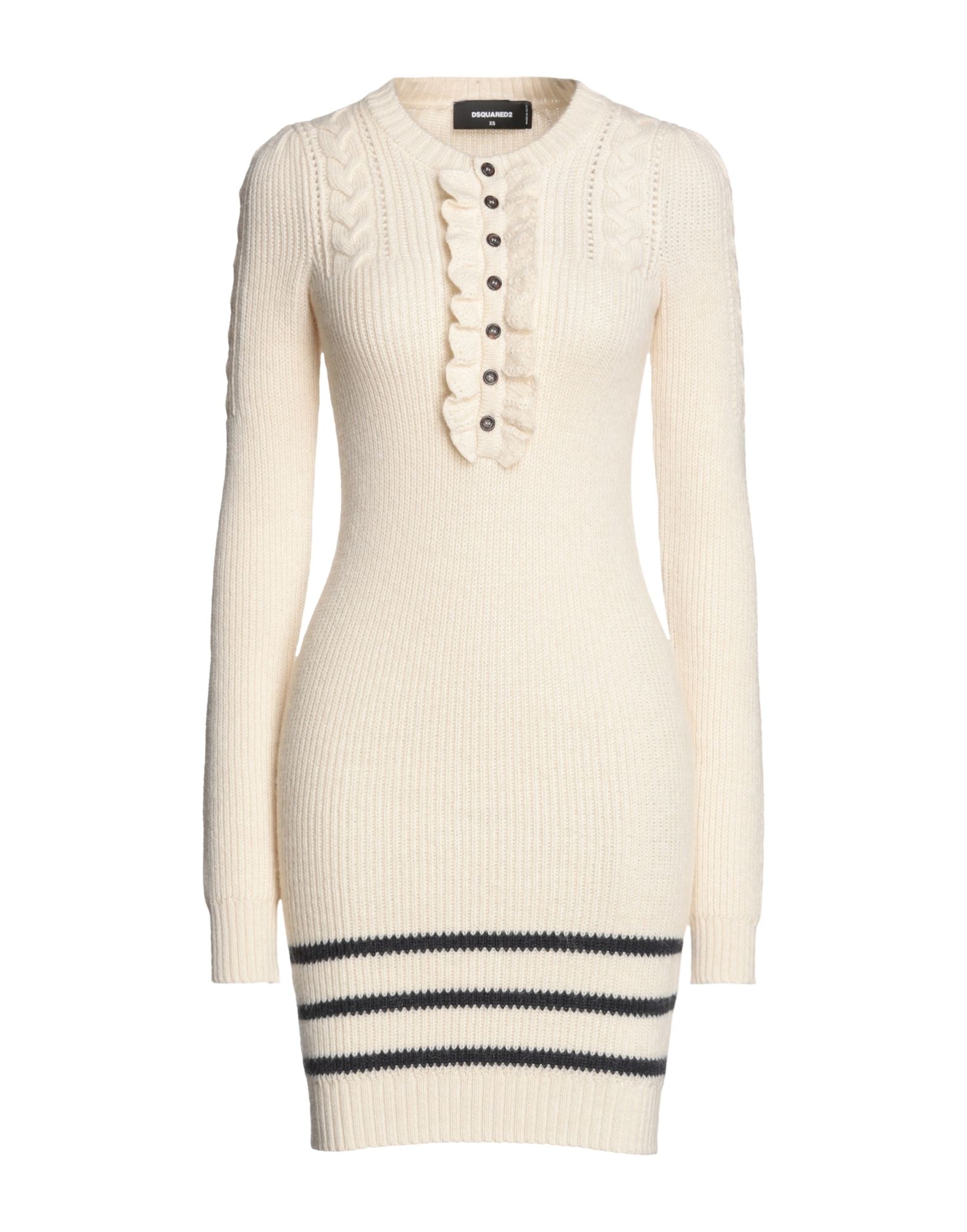 Dsquared2 Short Dresses In Ivory