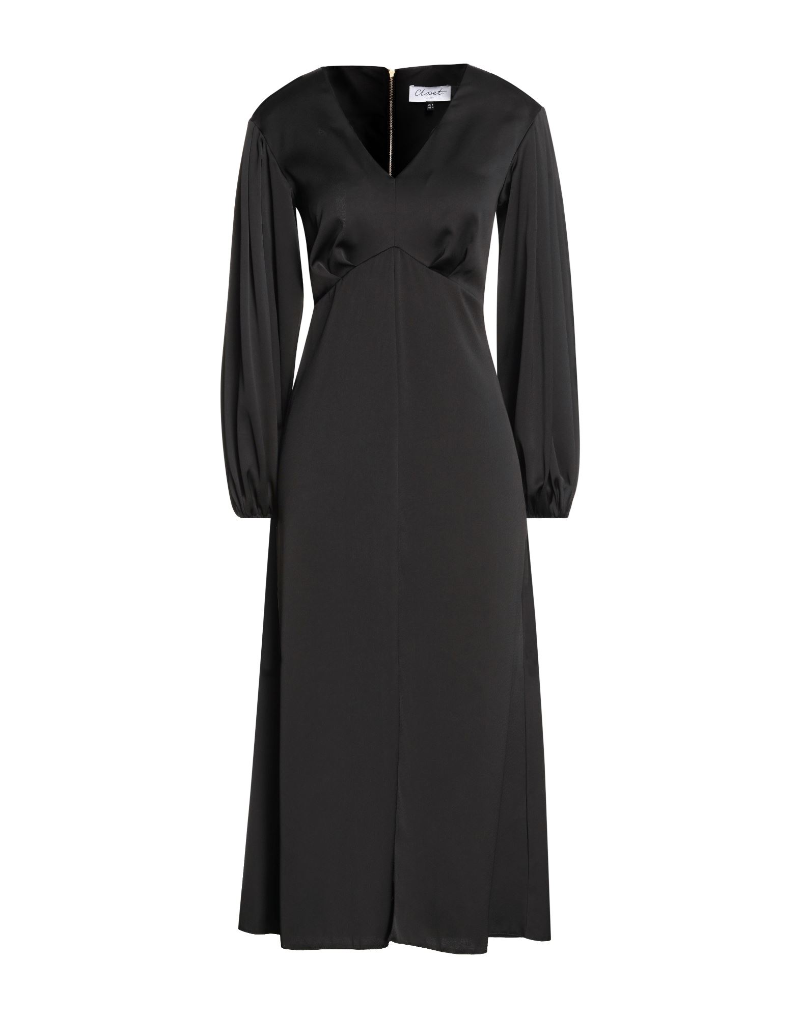 Closet Midi Dresses In Black