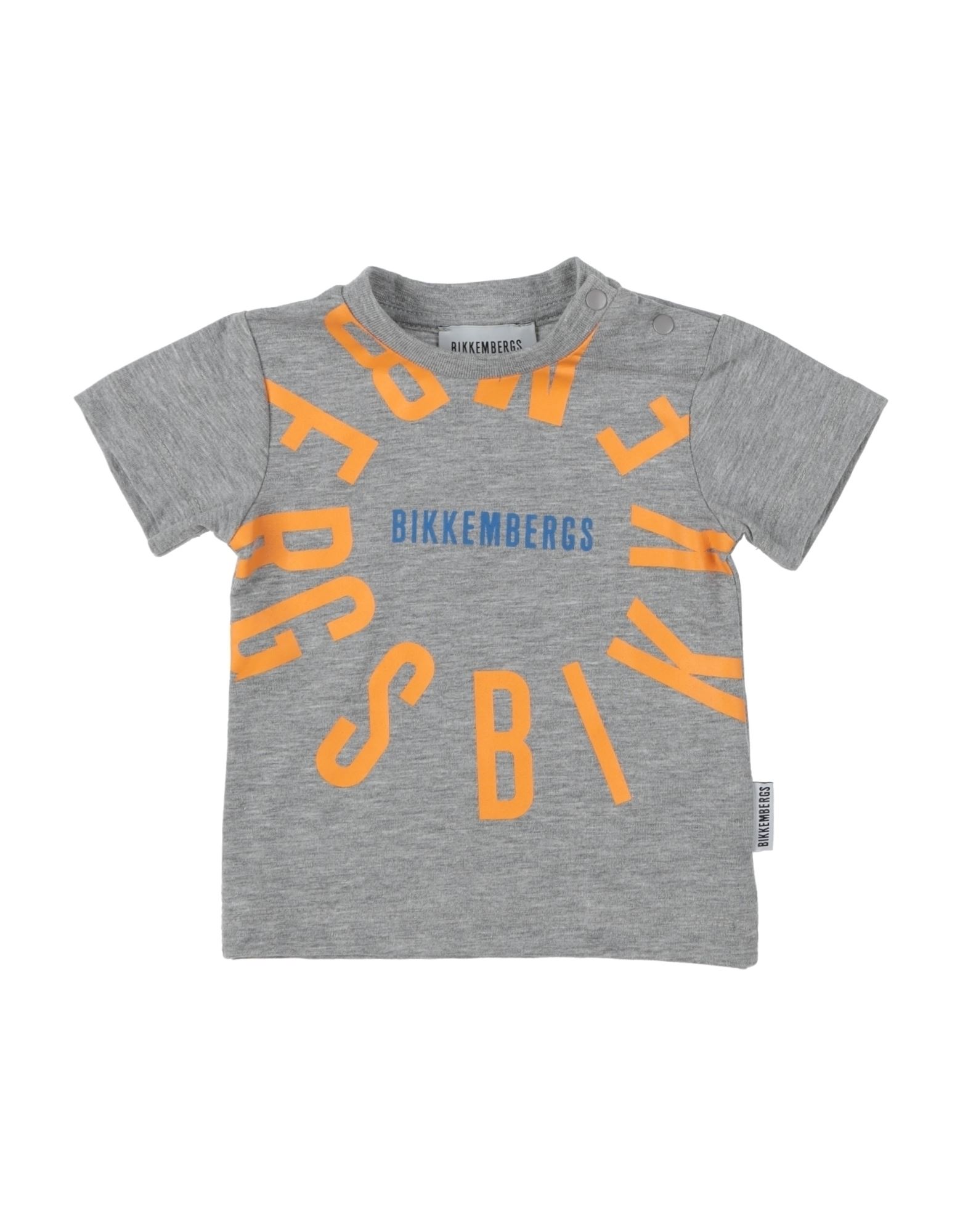 Bikkembergs Kids' T-shirts In Grey