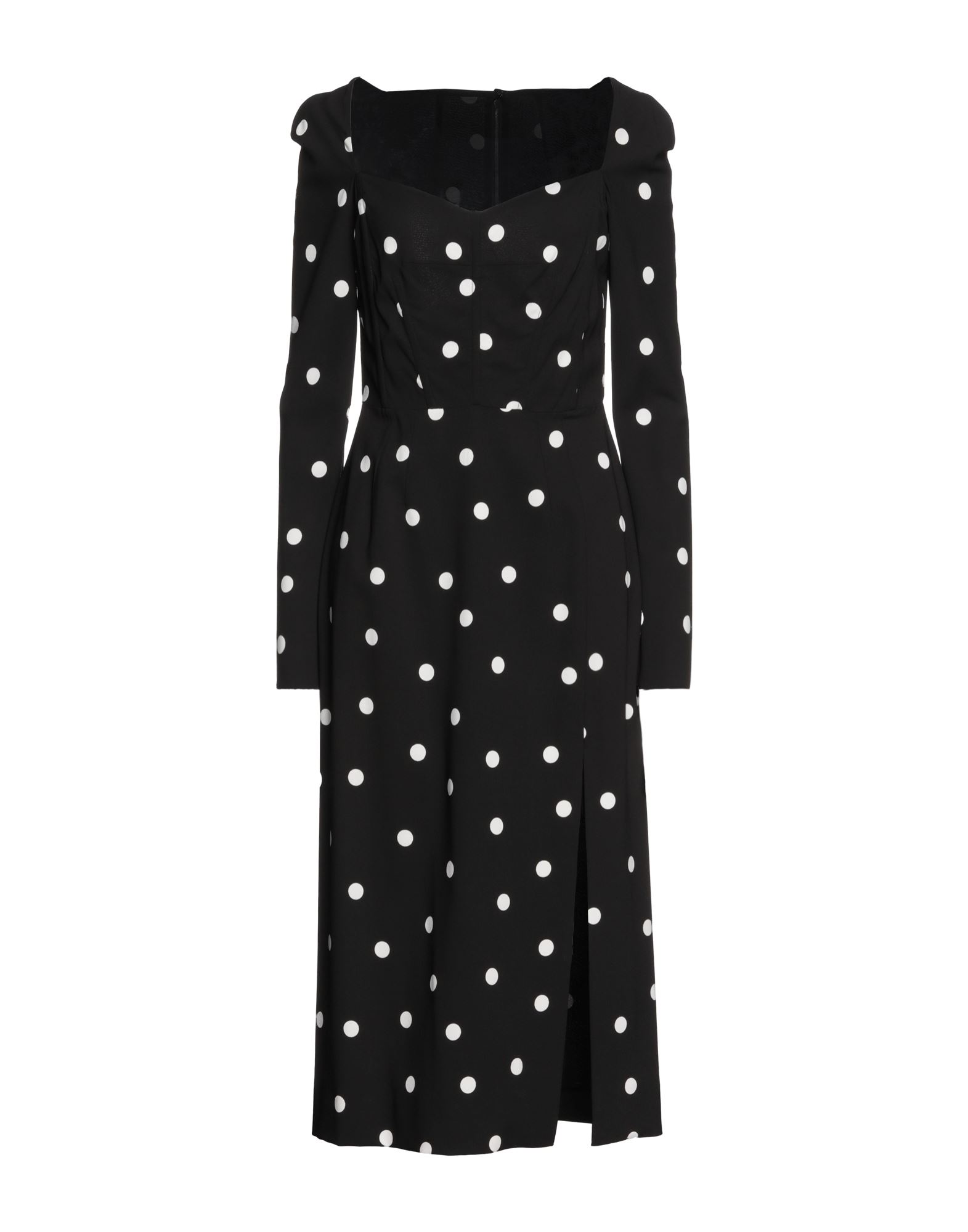 Dolce & Gabbana Midi Dresses In Black