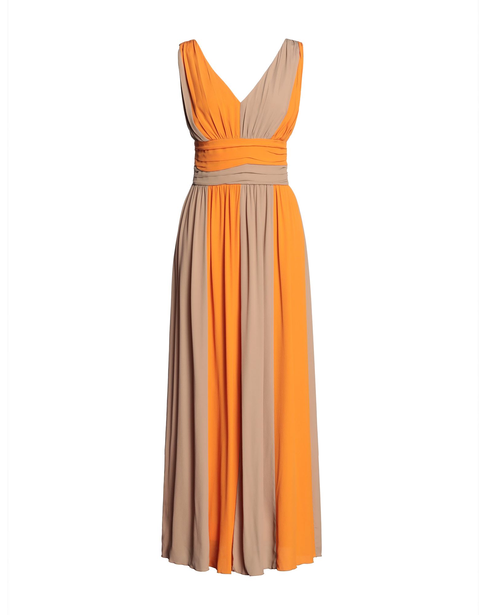 Carla G. Long Dresses In Orange