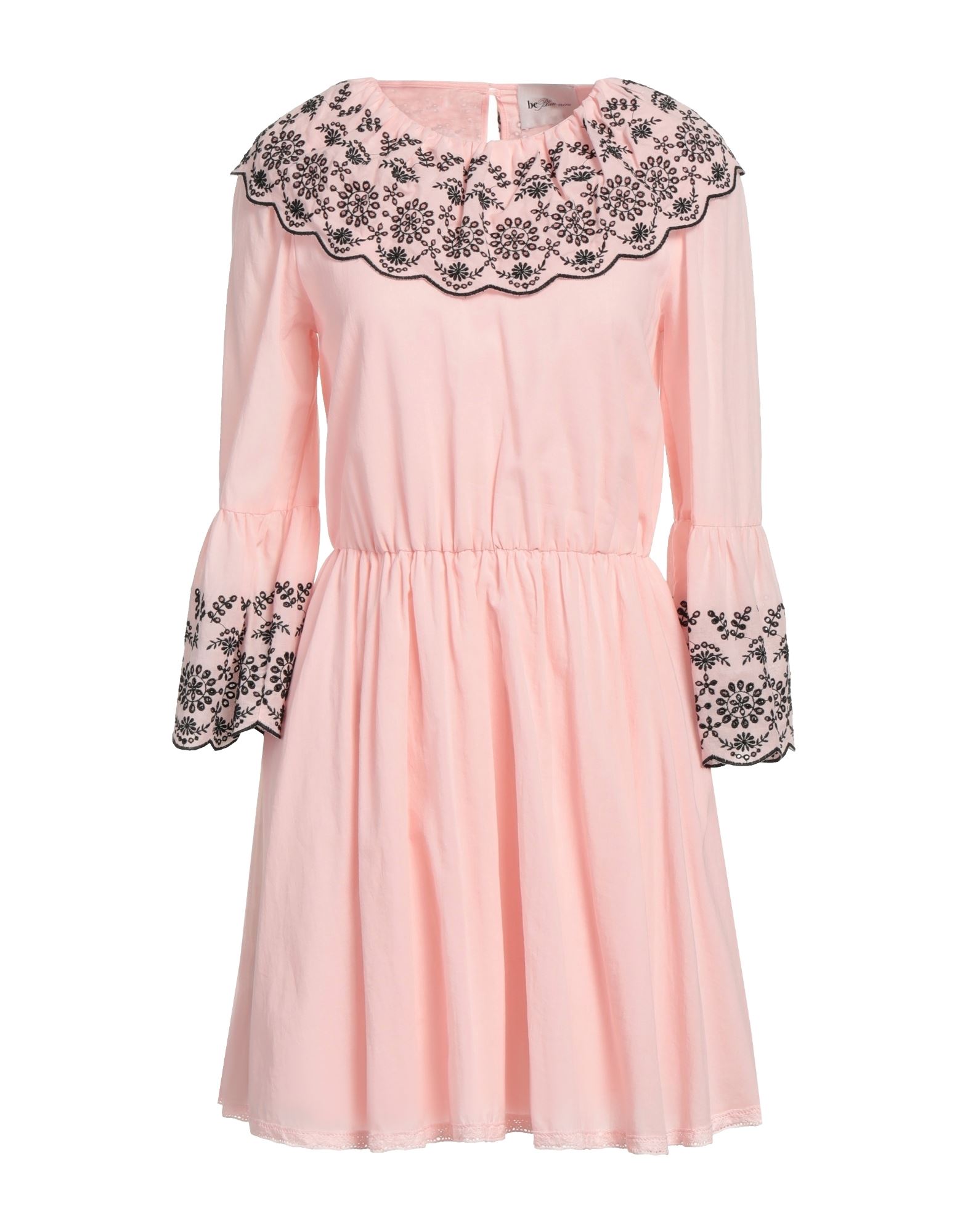Shop Be Blumarine Woman Mini Dress Pink Size 8 Cotton, Polyester