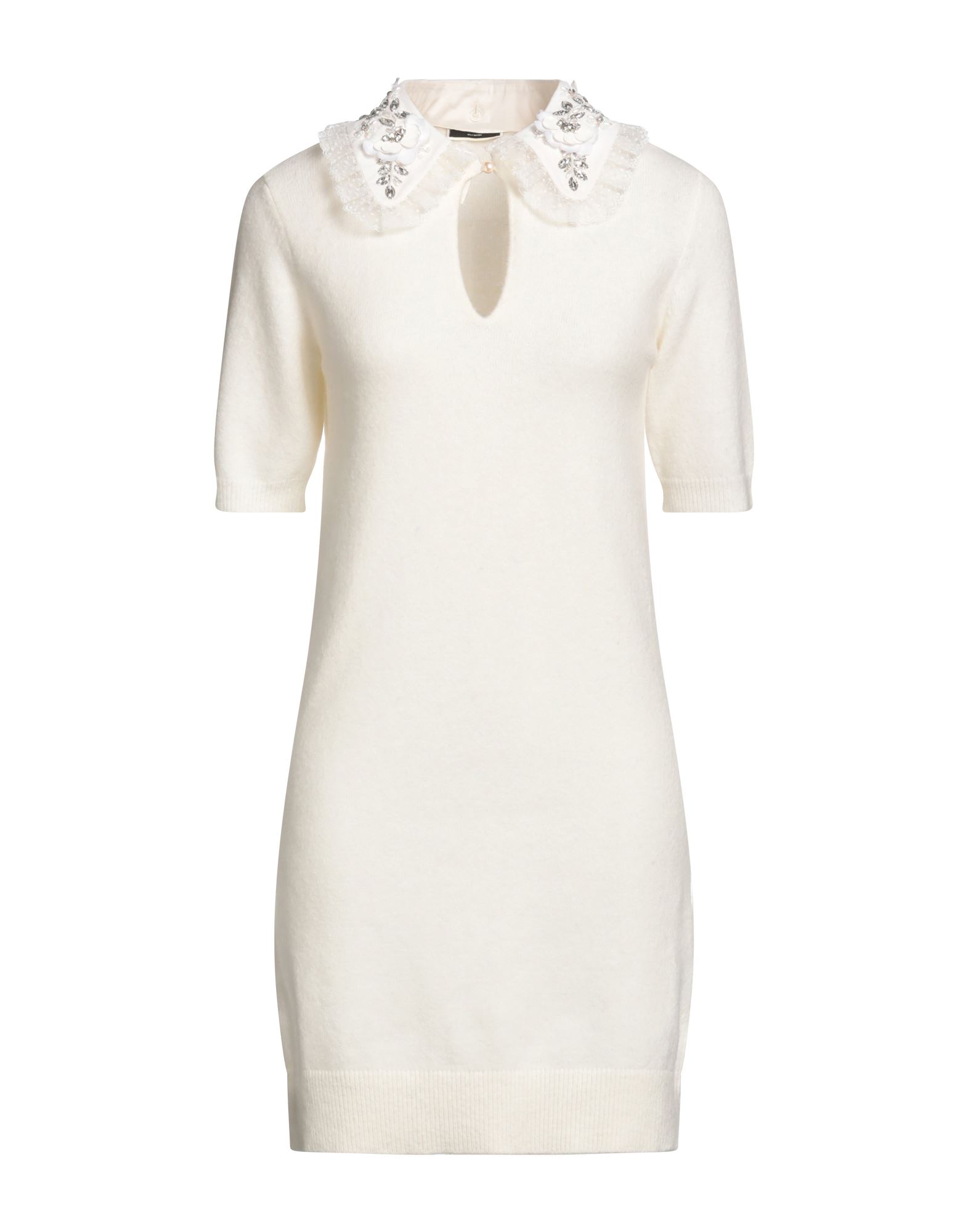 Elisabetta Franchi Short Dresses In White