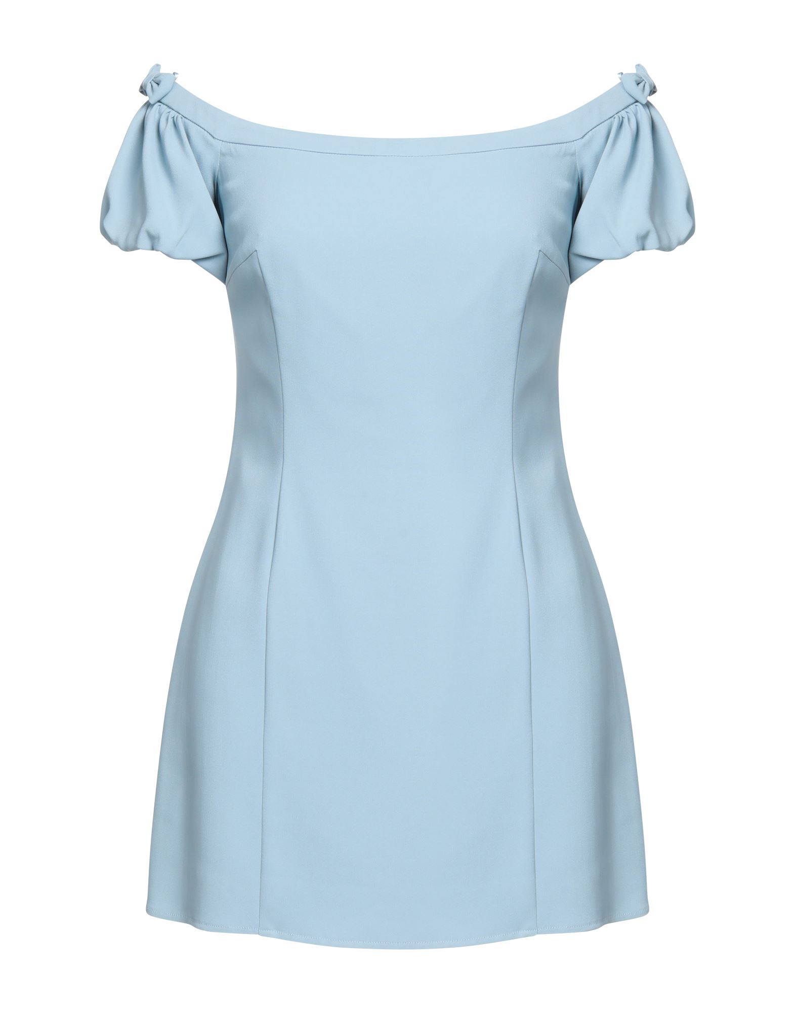 Elisabetta Franchi Short Dresses In Sky Blue