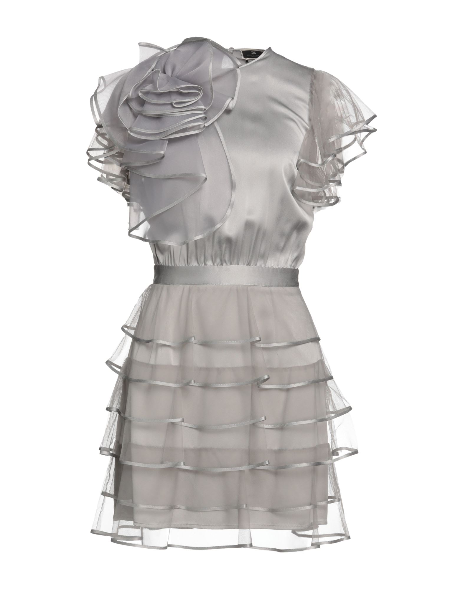 Elisabetta Franchi Short Dresses In Grey