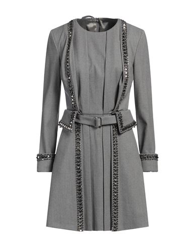 Alberta Ferretti Woman Mini Dress Light Grey Size 4 Virgin Wool, Elastane In Grey