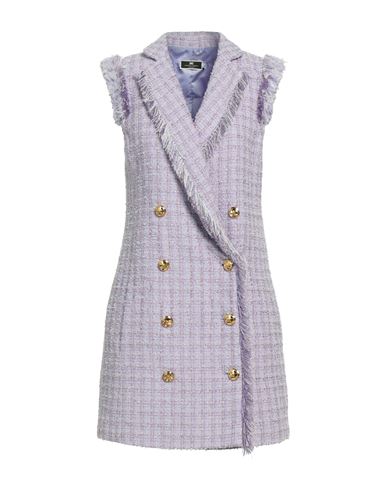 Elisabetta Franchi Woman Mini Dress Lilac Size 6 Polyamide, Cotton, Viscose, Polyester, Acrylic In Purple