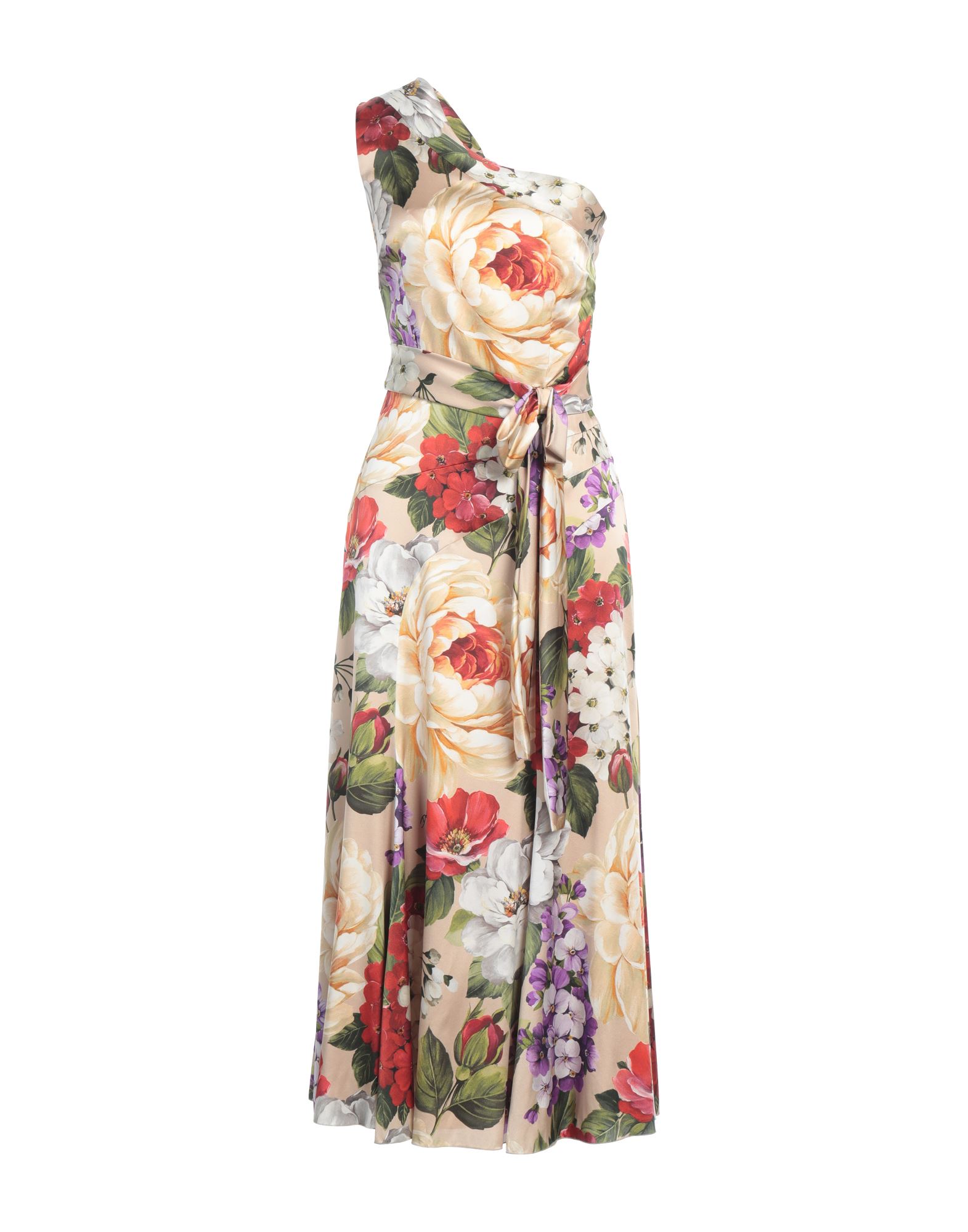 Dolce & Gabbana Midi Dresses In Beige