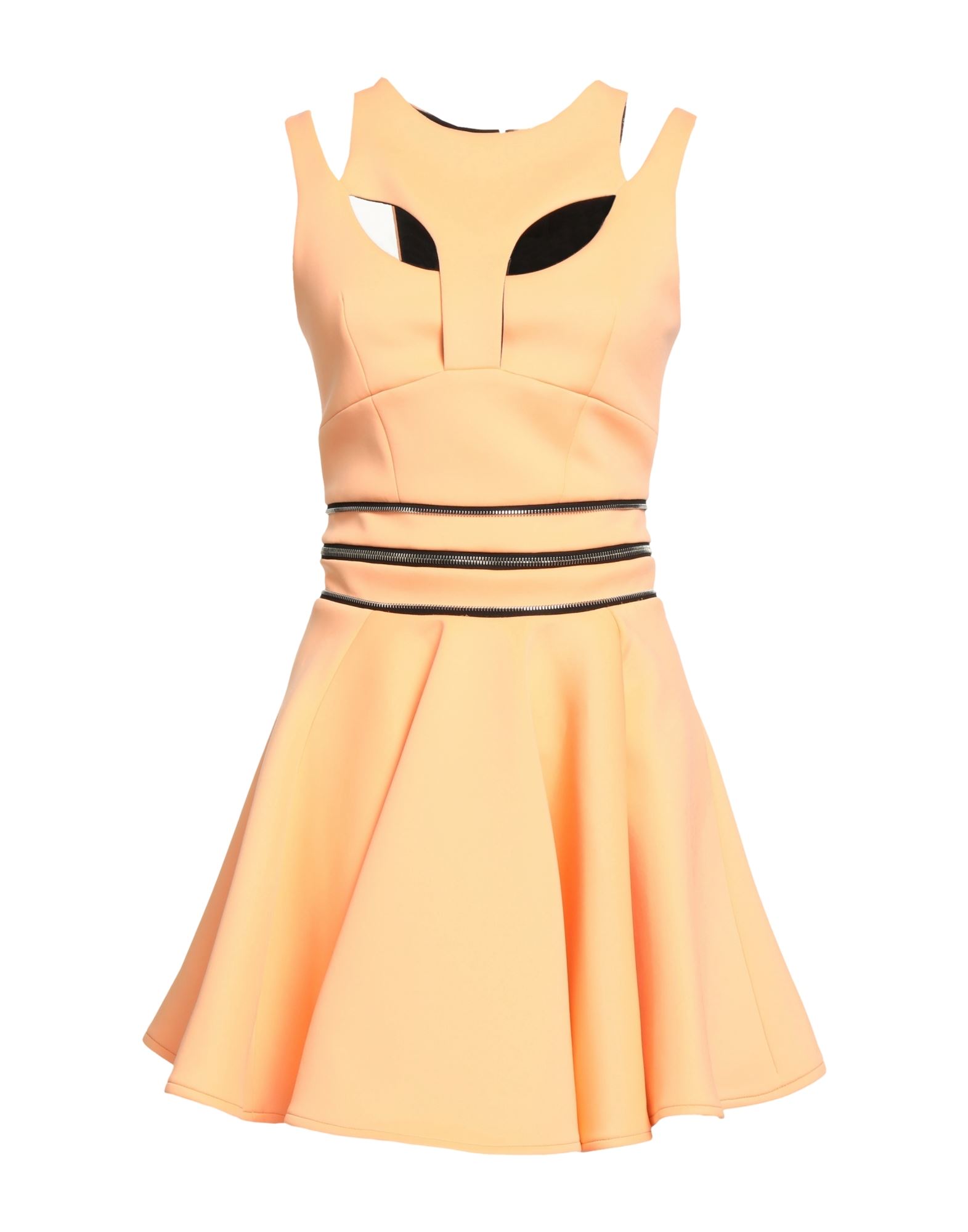 Philipp Plein Short Dresses In Orange