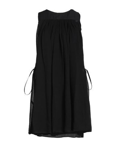 Woman Mini dress Black Size S/M Polyester, Elastane