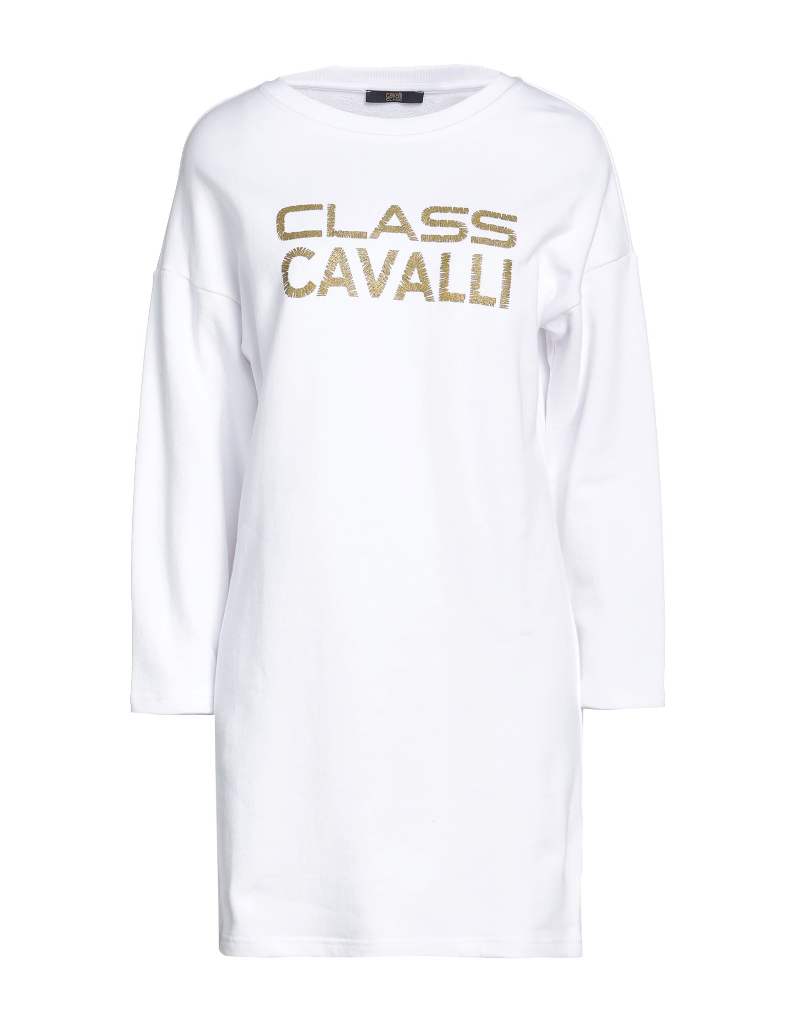 Cavalli Class Short Dresses In White