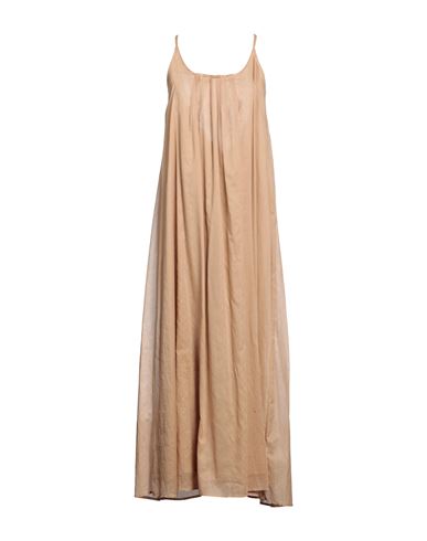 Kaos Woman Long Dress Sand Size 2 Cotton In Beige
