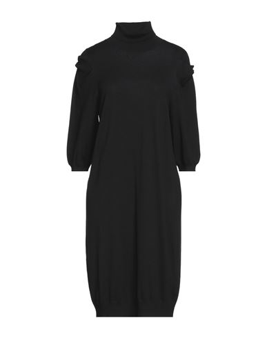 Midi-Kleid Damen Schwarz M Damen