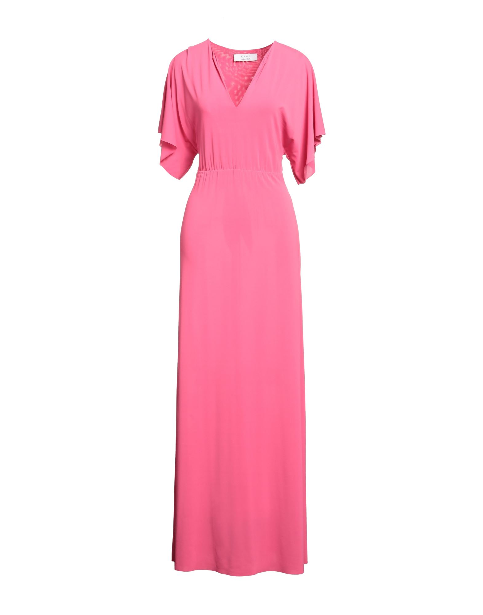 Kaos Long Dresses In Pink