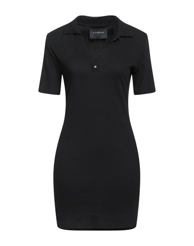 John Richmond Woman Mini Dress Black Size L Cotton, Viscose