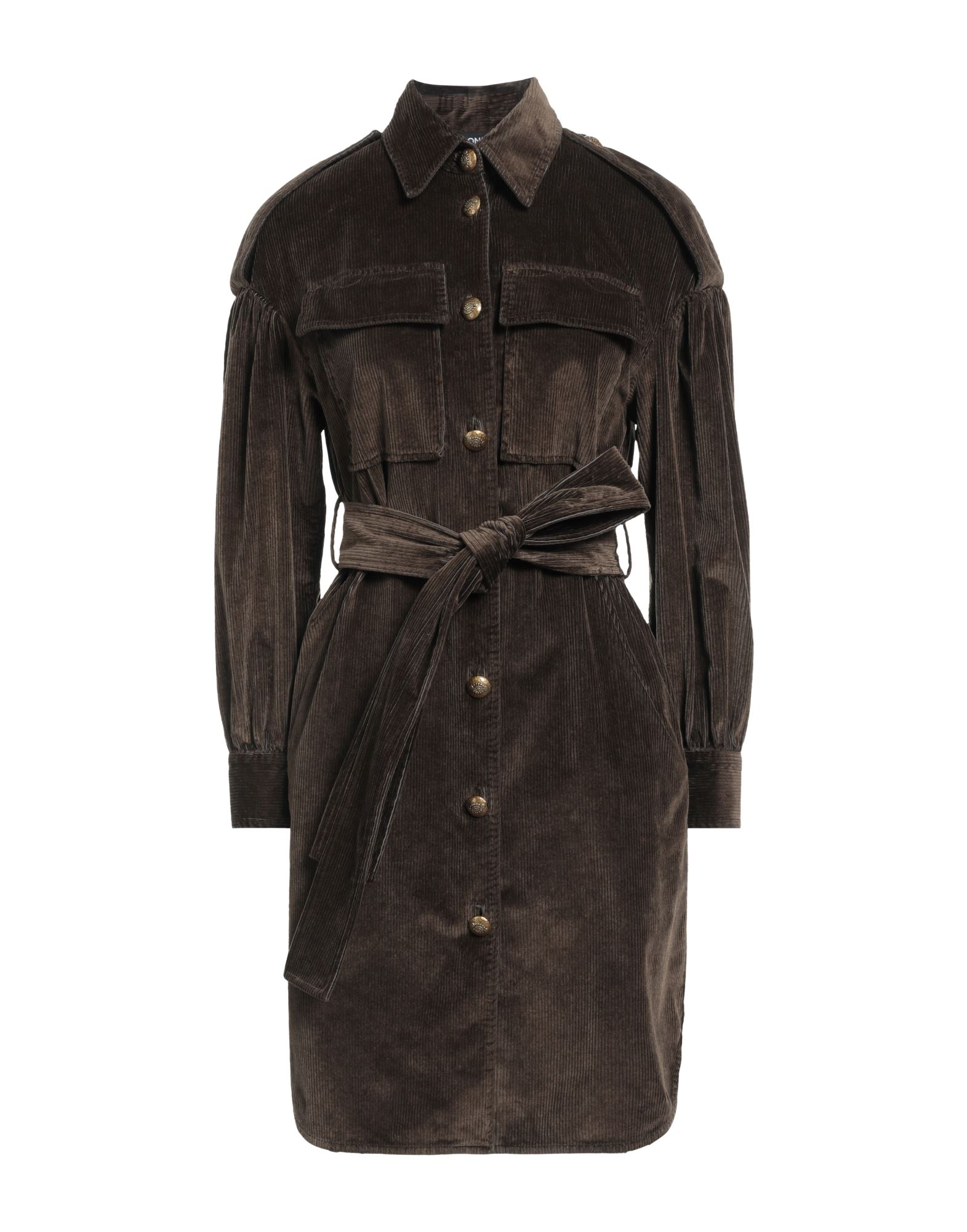 Dondup Short Dresses In Brown