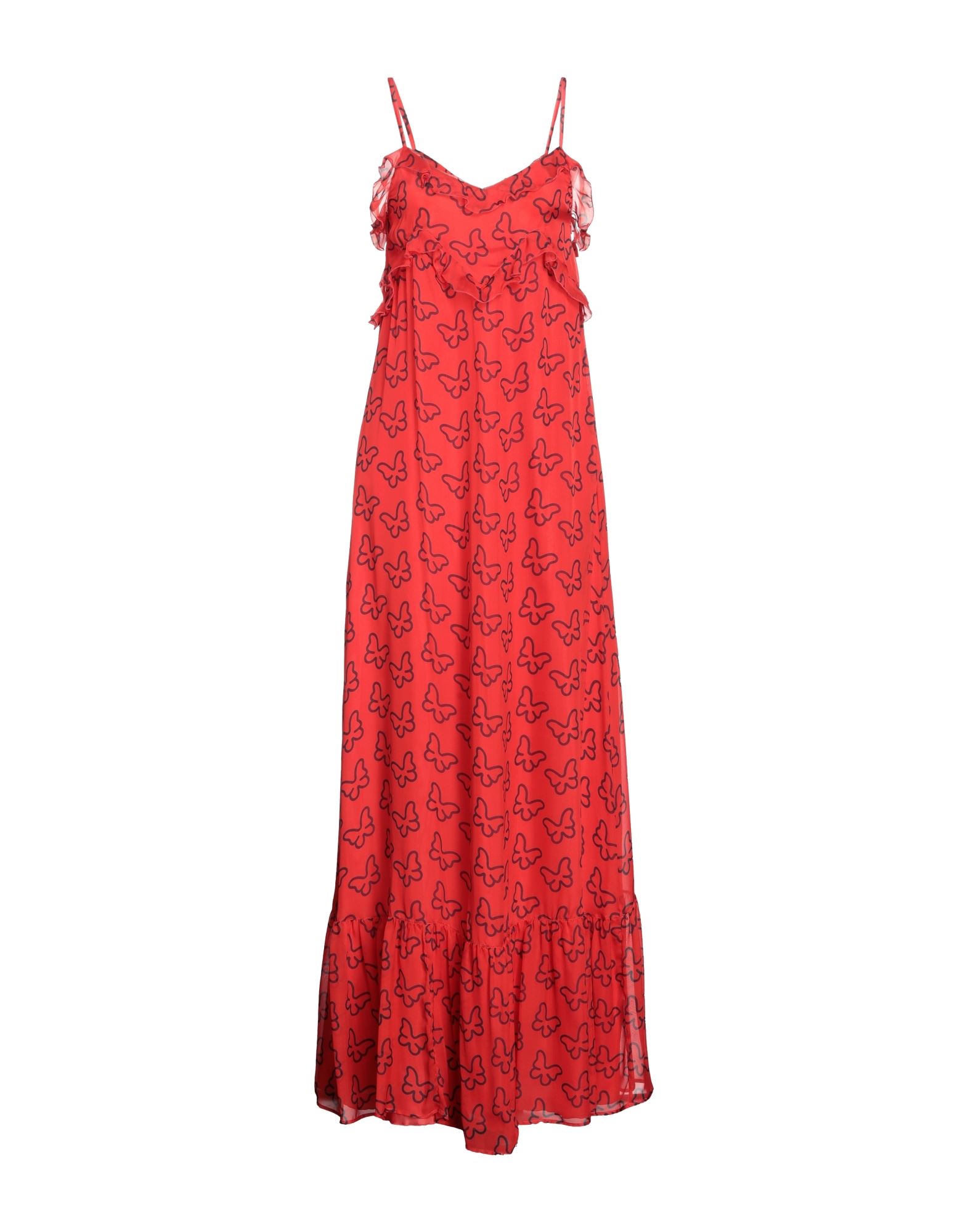 Blugirl Blumarine Long Dresses In Red